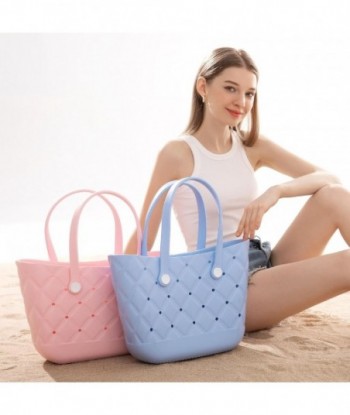 Sac de plage XL en caoutchouc, sac fourre-tout, imperméable, lavable, sac de voyage pour femme, sac à main pour le sport, la plage, le marché, la piscine