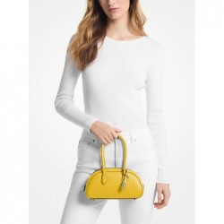 MICHAEL MICHAEL KORS
Petit sac porté main Lulu en cuir grainé，Jaune