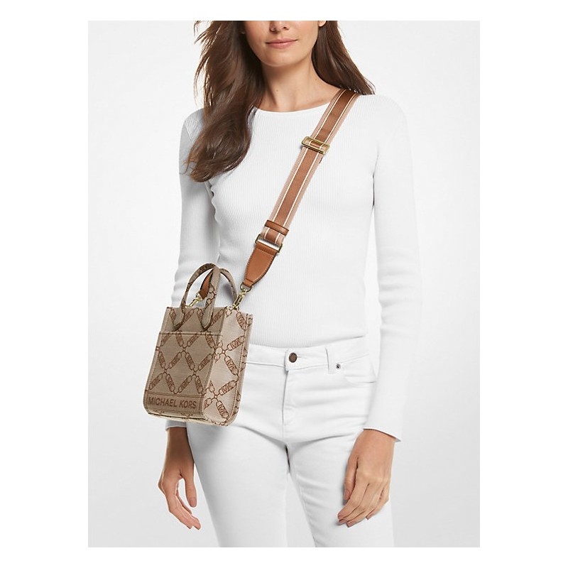 MICHAEL MICHAEL KORS
Sac bandoulière Gigi en jacquard avec logo Empire