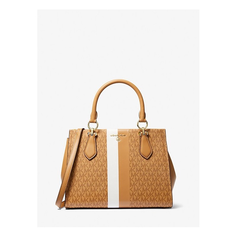 Michael Kors Sac cabas rayé à logo Marilyn