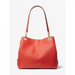 Michael Kors Kensington cabas en cuir grainé rouge vif