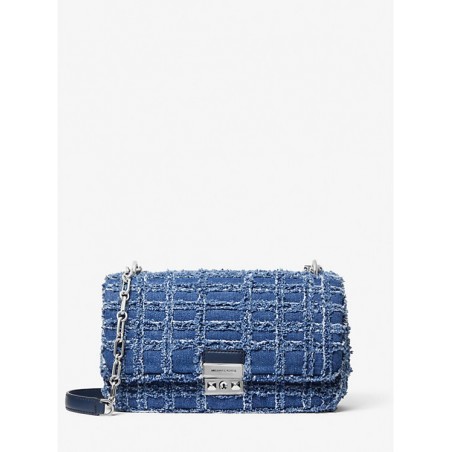 Michael Kors
Sac porté épaule Tribeca en denim effiloché femme