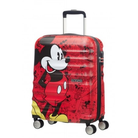 DISNEY VALISE À 4 ROUES VALISE CABINE - BAGAGES-Disney Mickey Comics Red