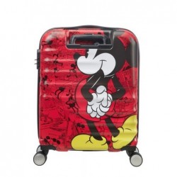 DISNEY VALISE À 4 ROUES VALISE CABINE - BAGAGES-Disney Mickey Comics Red